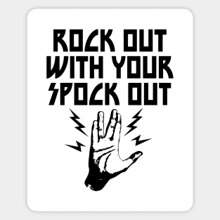 STAR TREK - Rock out with your Trek out Sticker